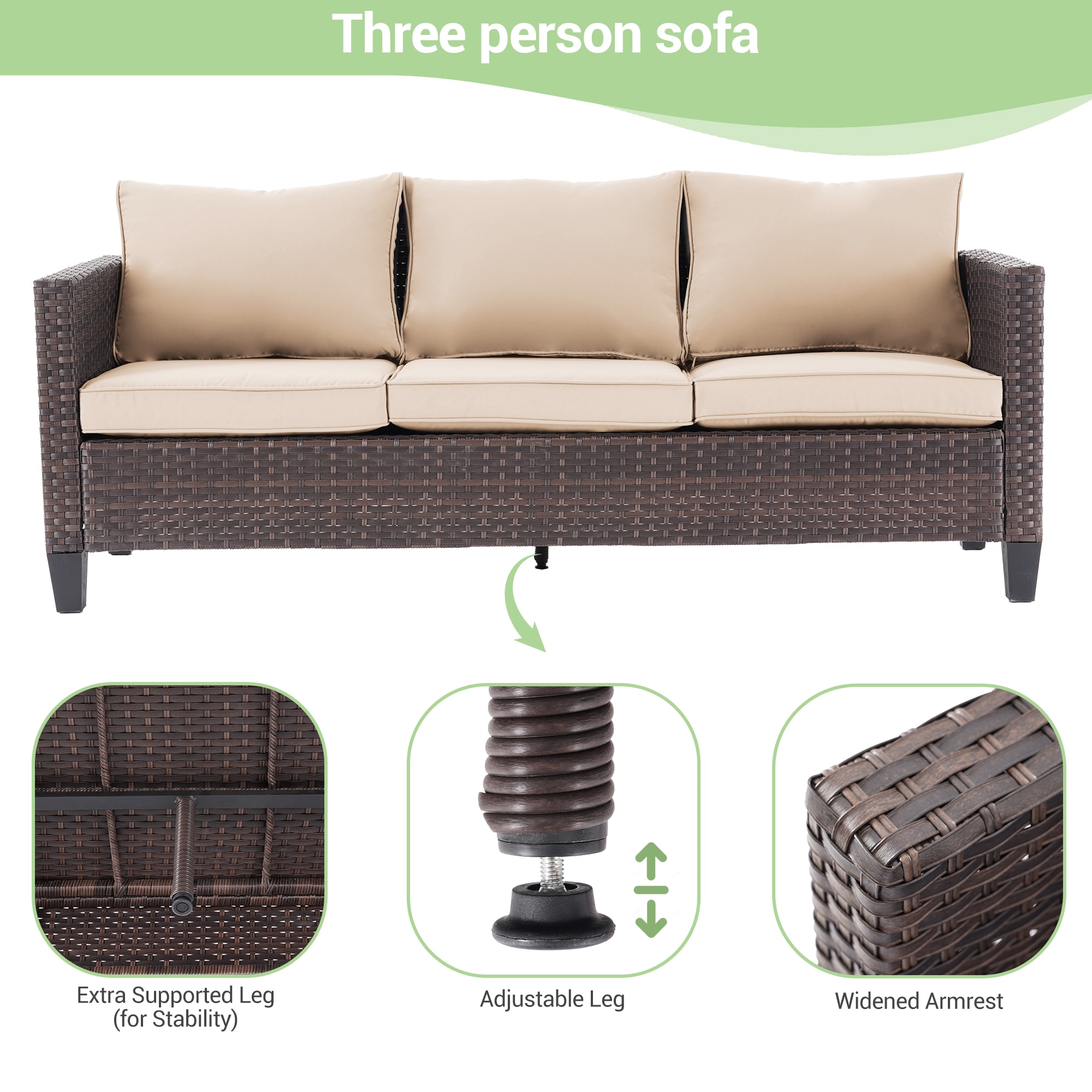 ACEGOSES LW-S1-2RBSD-T3 Patio-Conversation-Sets - View #3