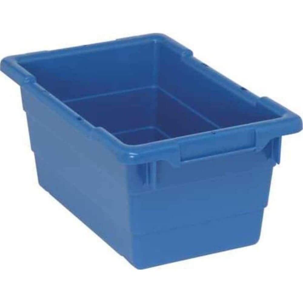 Quantum Storage Systems  Cross Stack Storage Container 3.9 gal 17-1/4 in L x 11 in W x 8 in H Blue Polypropylene