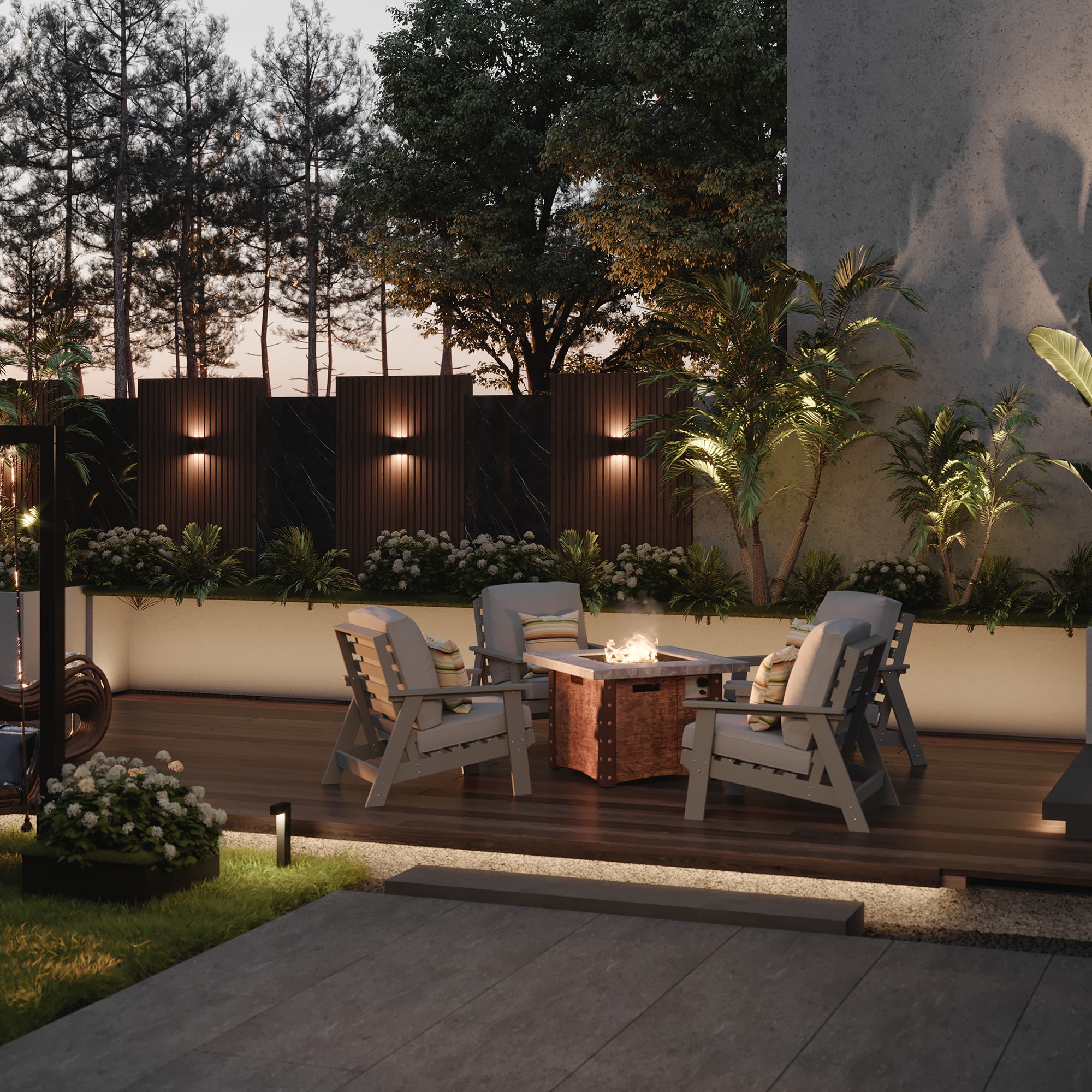 Clihome CL-5M1860 Patio-Conversation-Sets - View #6