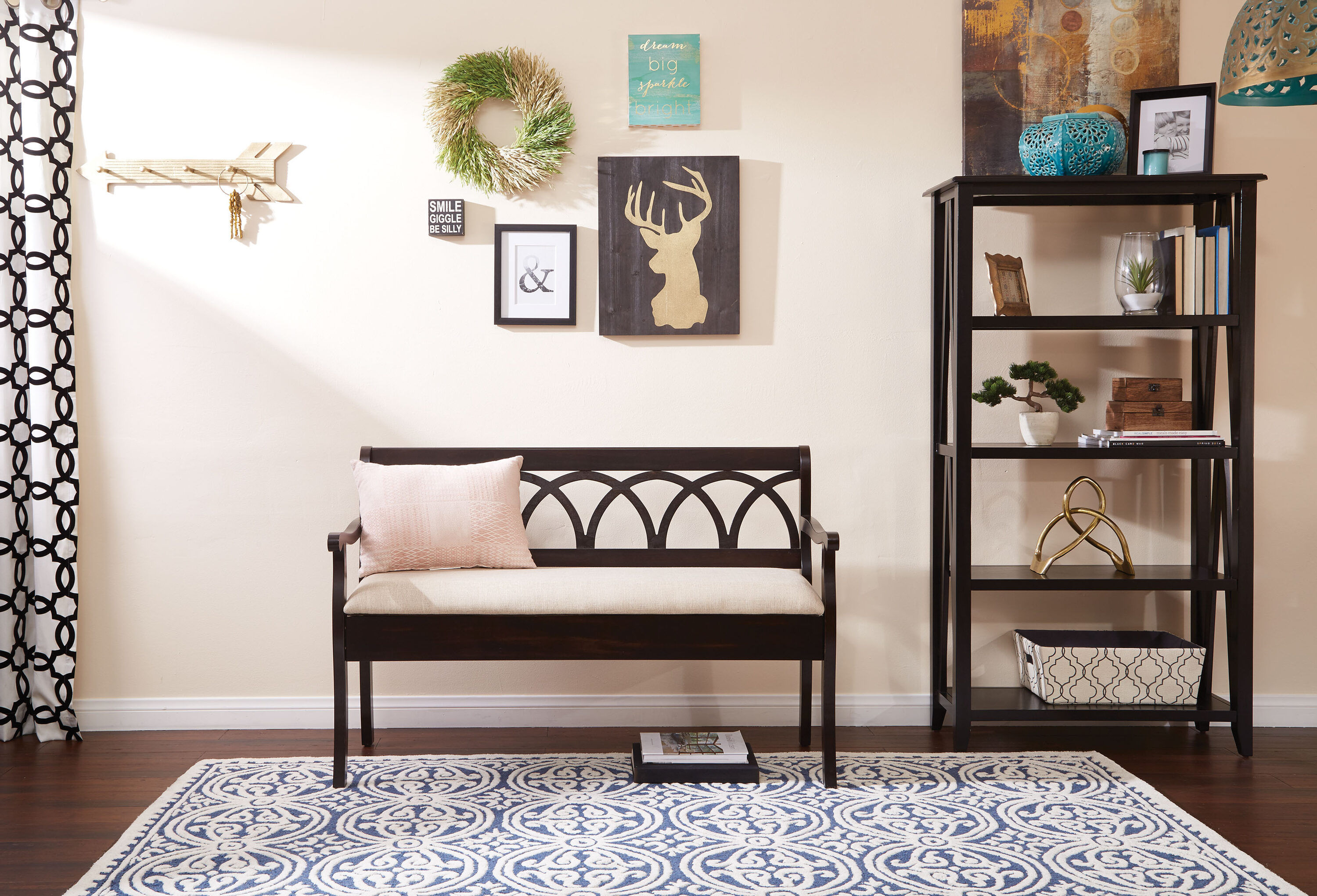 OSP Home Furnishings CVN371-AB bench - View #5