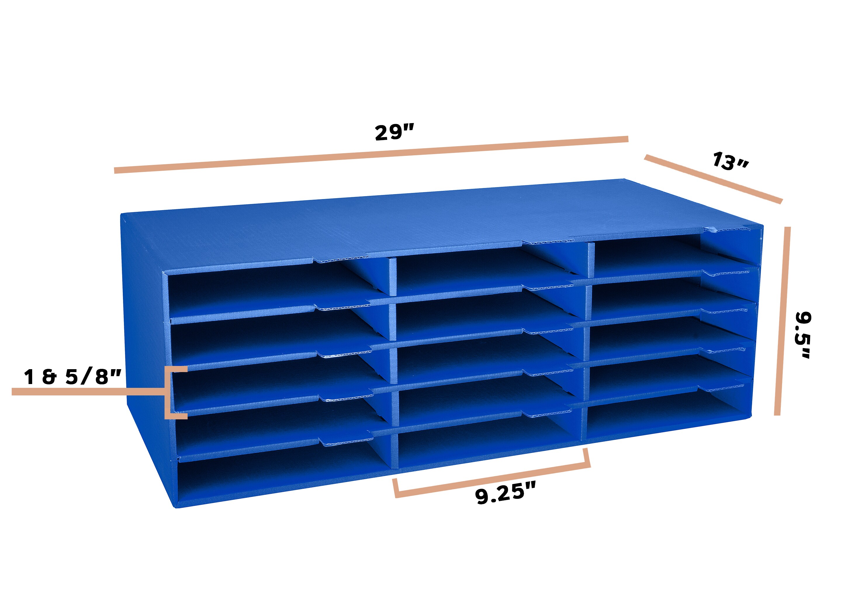 Classroom Keepers 12 x 18 Construction Paper Storage, 10 Slots
