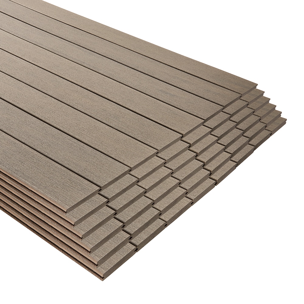 Trex BC010612TLG48 Transcend Lineage 1-in x 6-in x 12-ft Biscayne Grooved Composite Deck board 48 -Pack