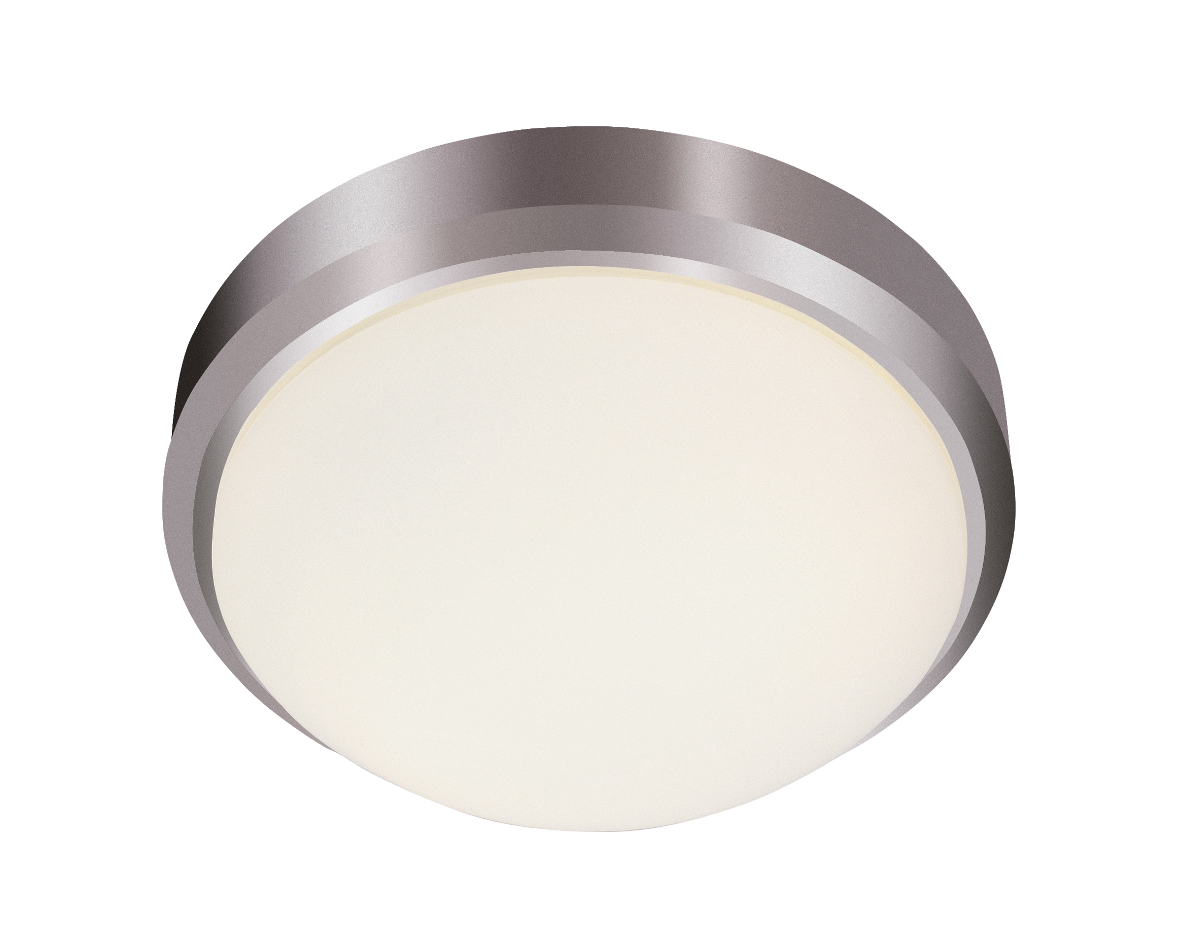 Trans Globe 13881 BN Bliss 1-Light 5-in Brushed Nickel Flush Mount Light