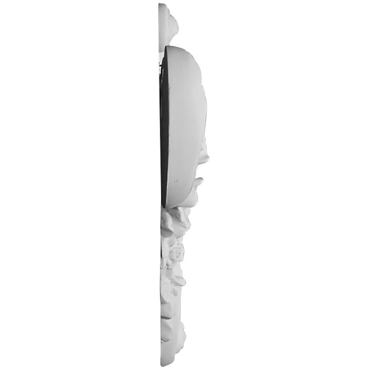 Primed White Polyurethane Architectural Onlay, 12.25" x 11.25"