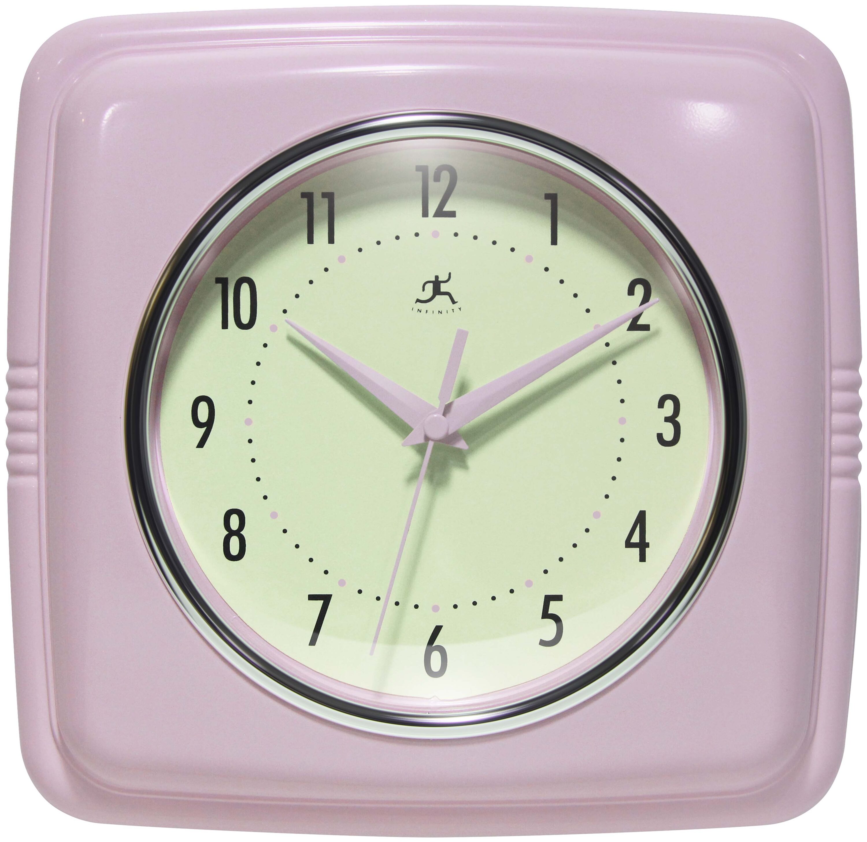 Infinity Instruments Analog Square Wall Mid-century