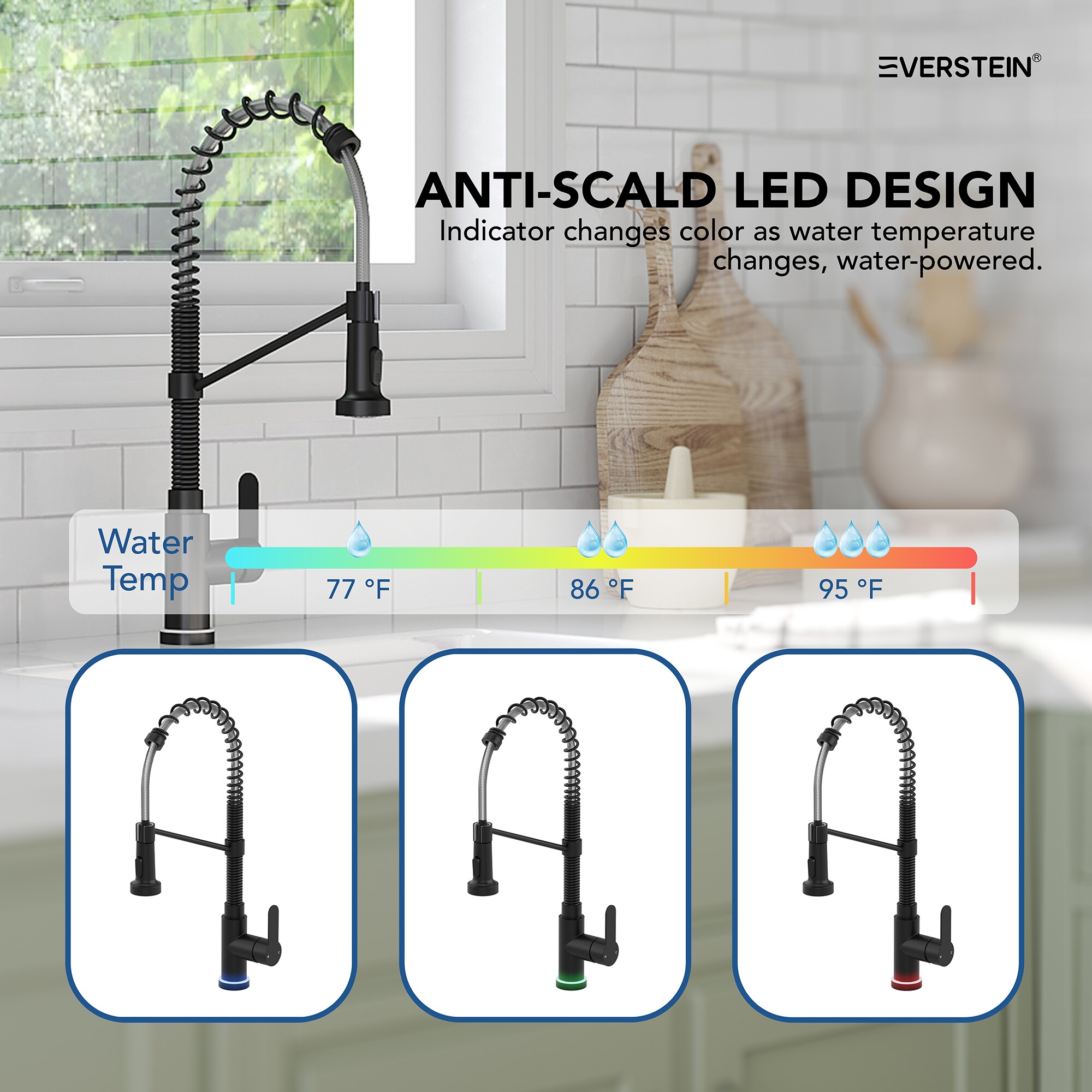 EVERSTEIN Q-908-OTOP Kitchen-Faucets - View #4