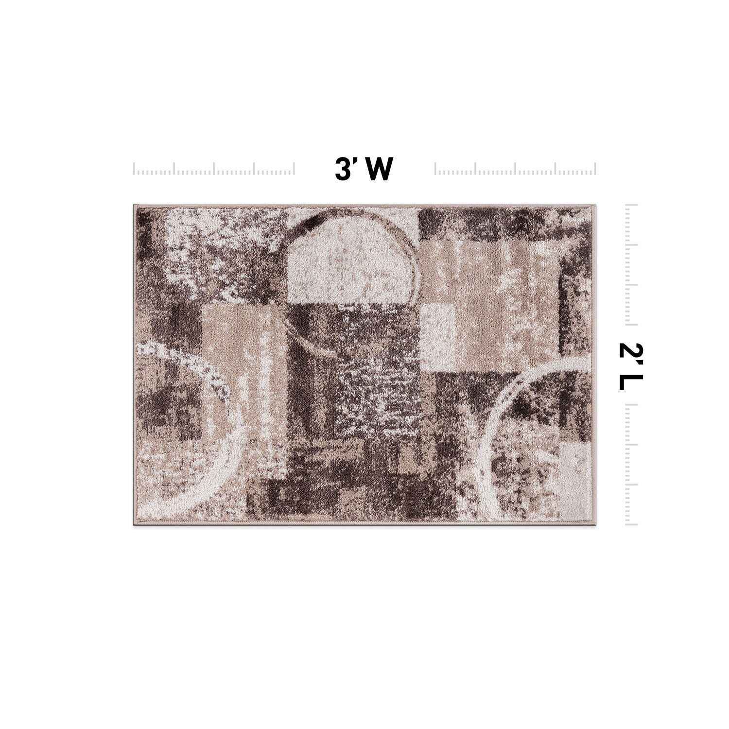 World Rug Gallery 307BROWN2X3 rugs - View #3