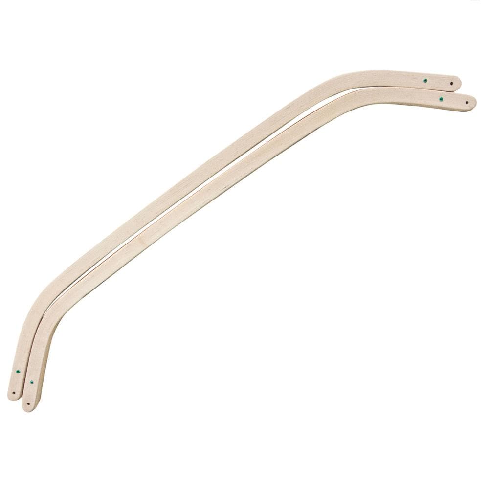 Quiet Glide QG6309MA Maple Library Ladder Top Rung Dowel