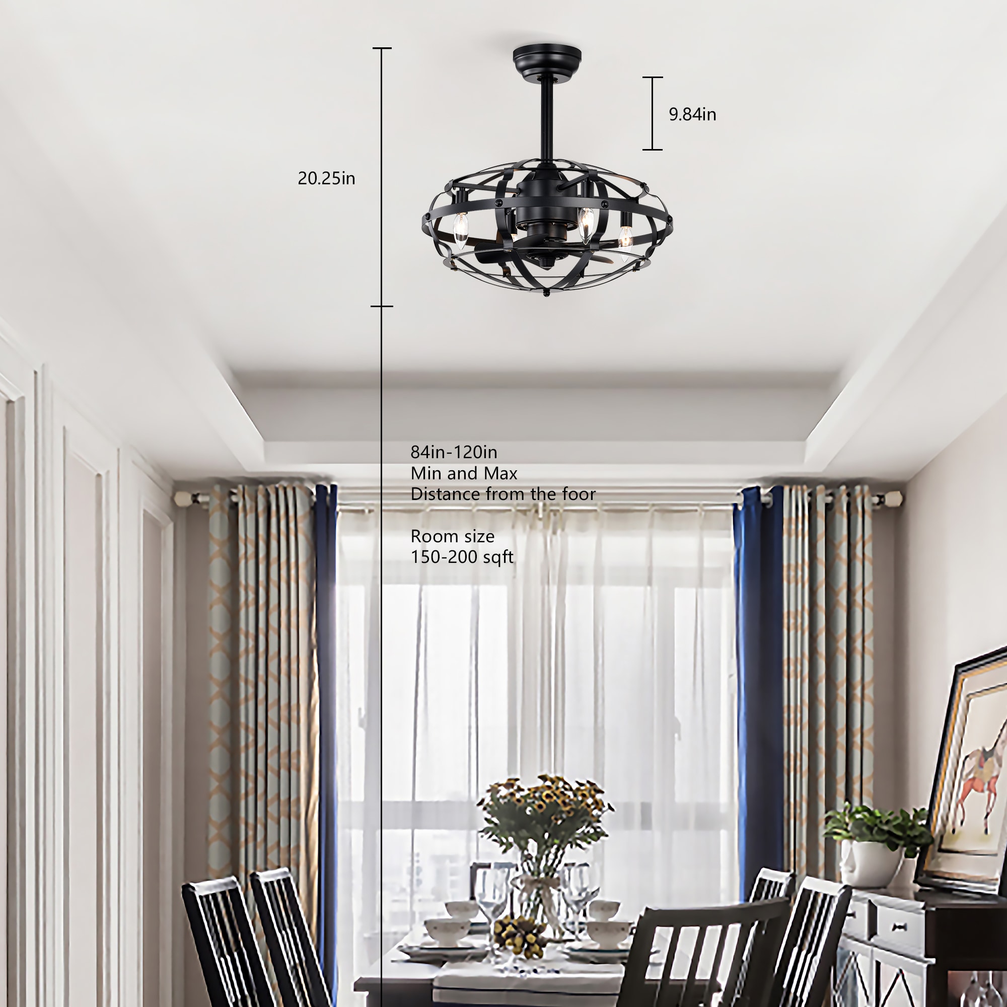 LTMATE LSHEM-3042BL Ceiling-Fans - View #8