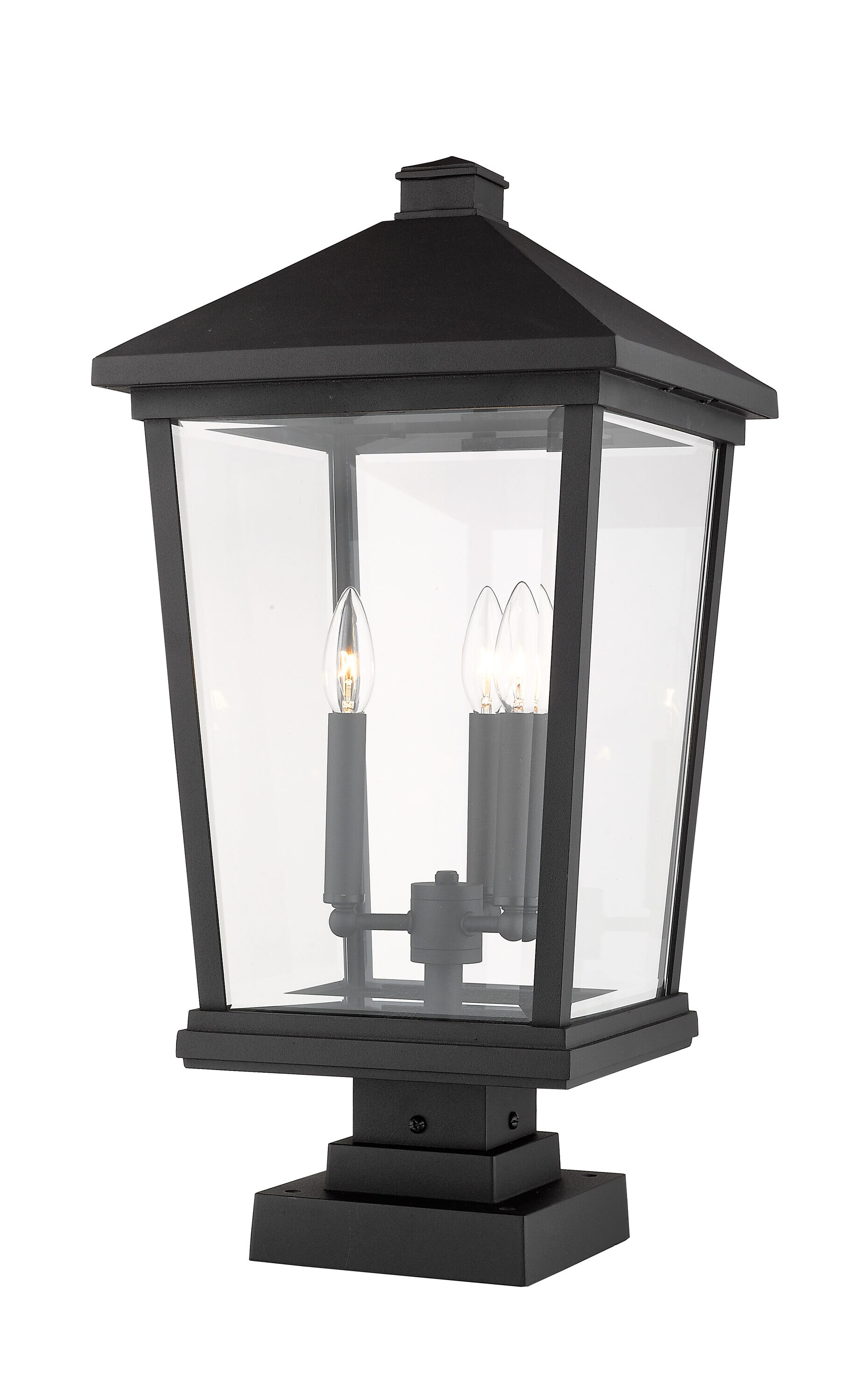 Z-Lite 568PHXLS-SQPM-BK Post-Lights - View #3