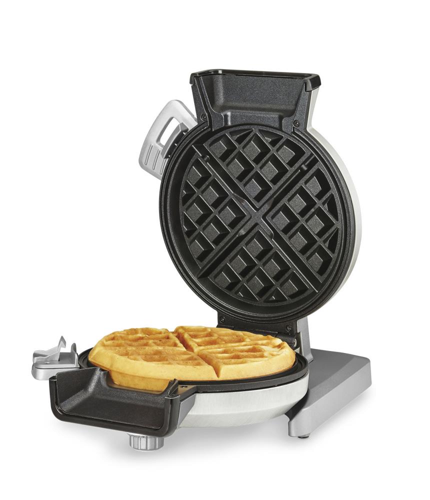  CUISINART 4-Slice Belgian Waffle Maker, Stainless Steel, Silver  - WAF-150C: Home & Kitchen