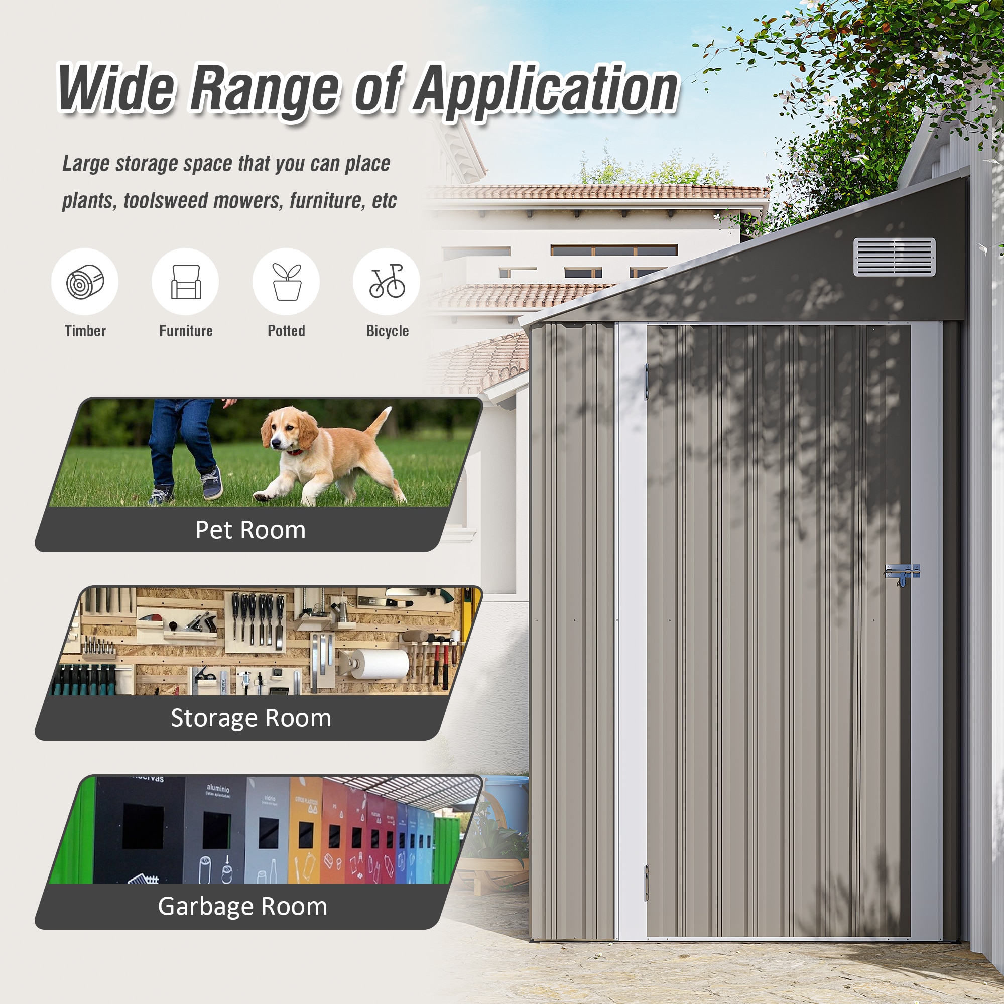 Mondawe MD-DM00033 Metal-Storage-Buildings-Sheds - View #7
