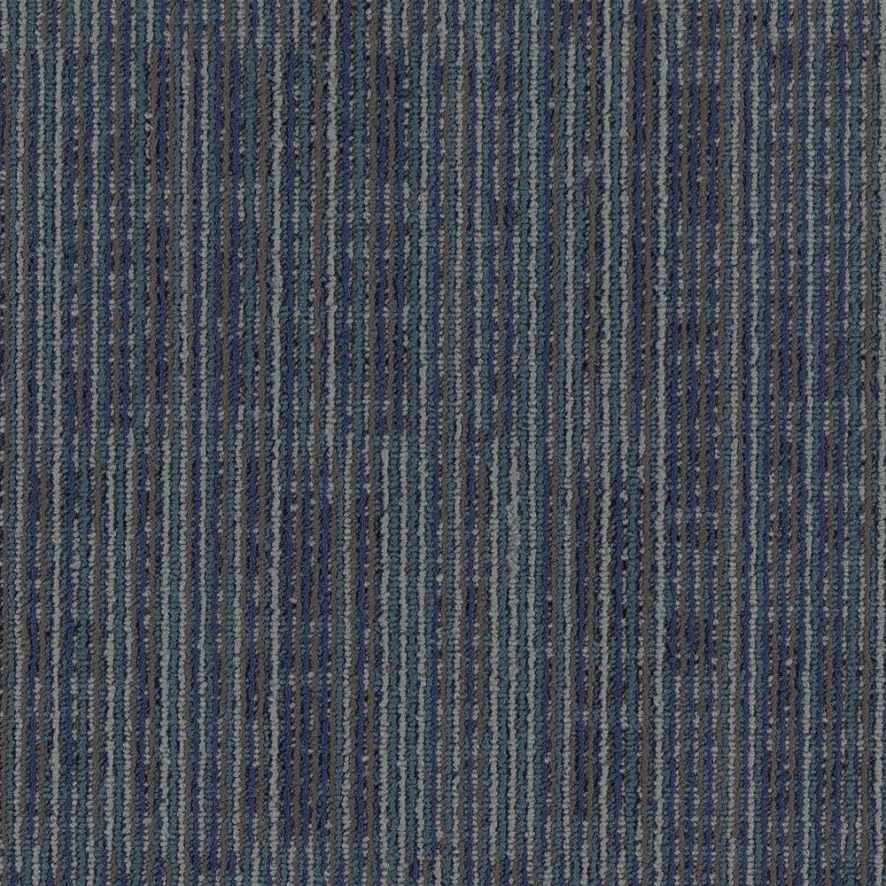  LC35-559 Board Room Tributary Blue Commercial/Residential Full Spread Adhesive Indoor Carpet Tile ( 72-Sq. Feet )