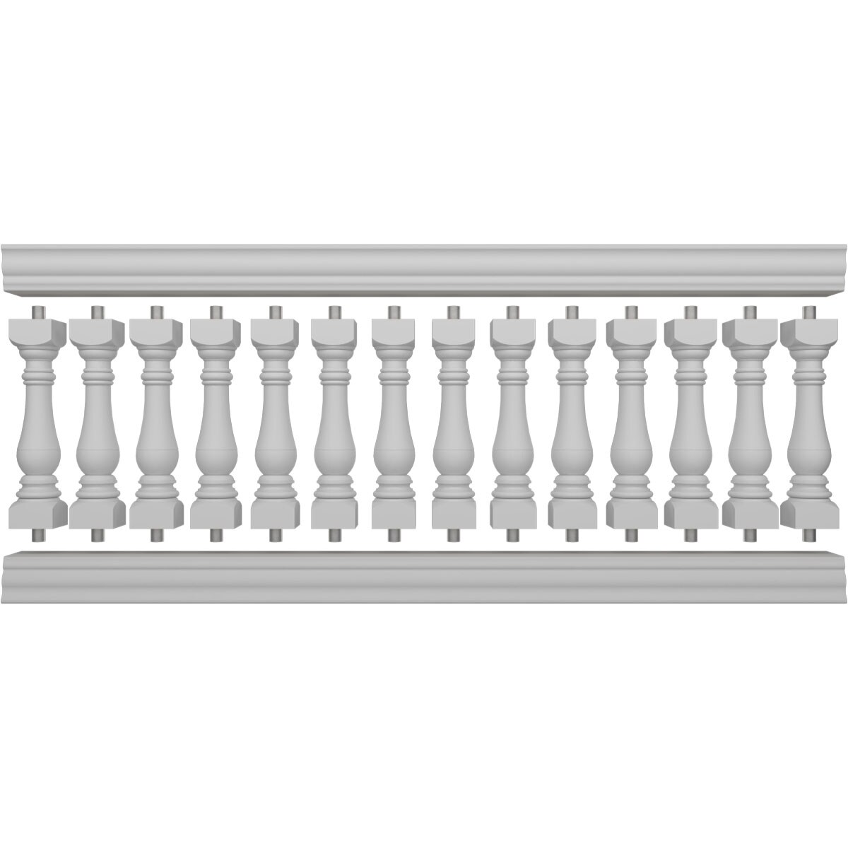 Ekena Millwork BALK38X096BRG railings - View #5
