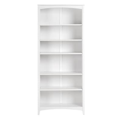White Bookcases At Com, Wood Bookcase 30 Inches High Gloss