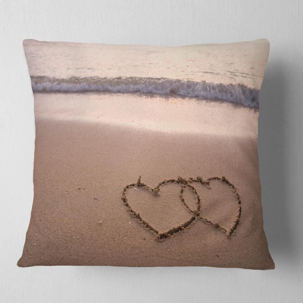 Designart CU10751-18-18 18-in x 18-in Gold Indoor Decorative Pillow