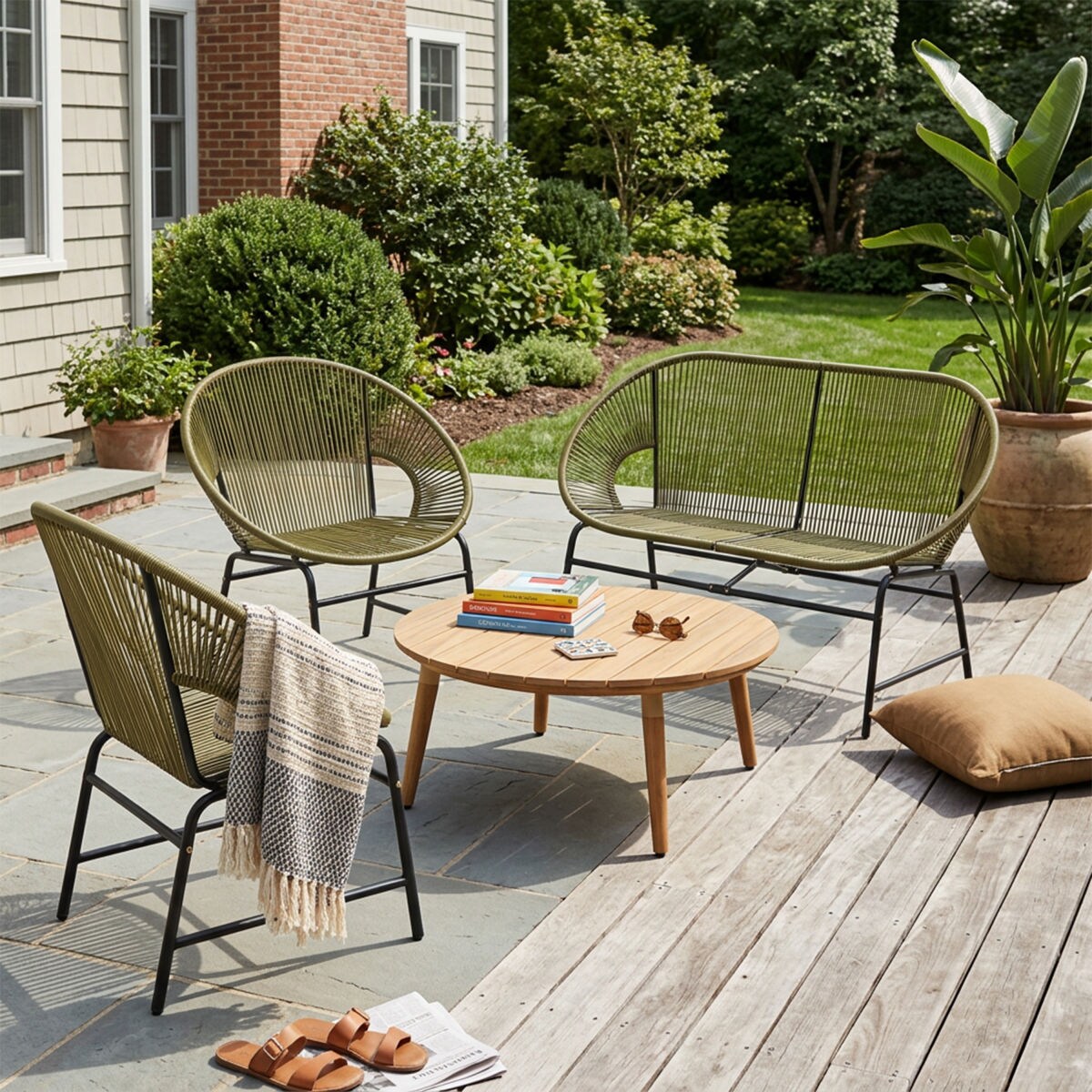 Wooakway FXLS0609-606A528 Patio-Conversation-Sets - View #3