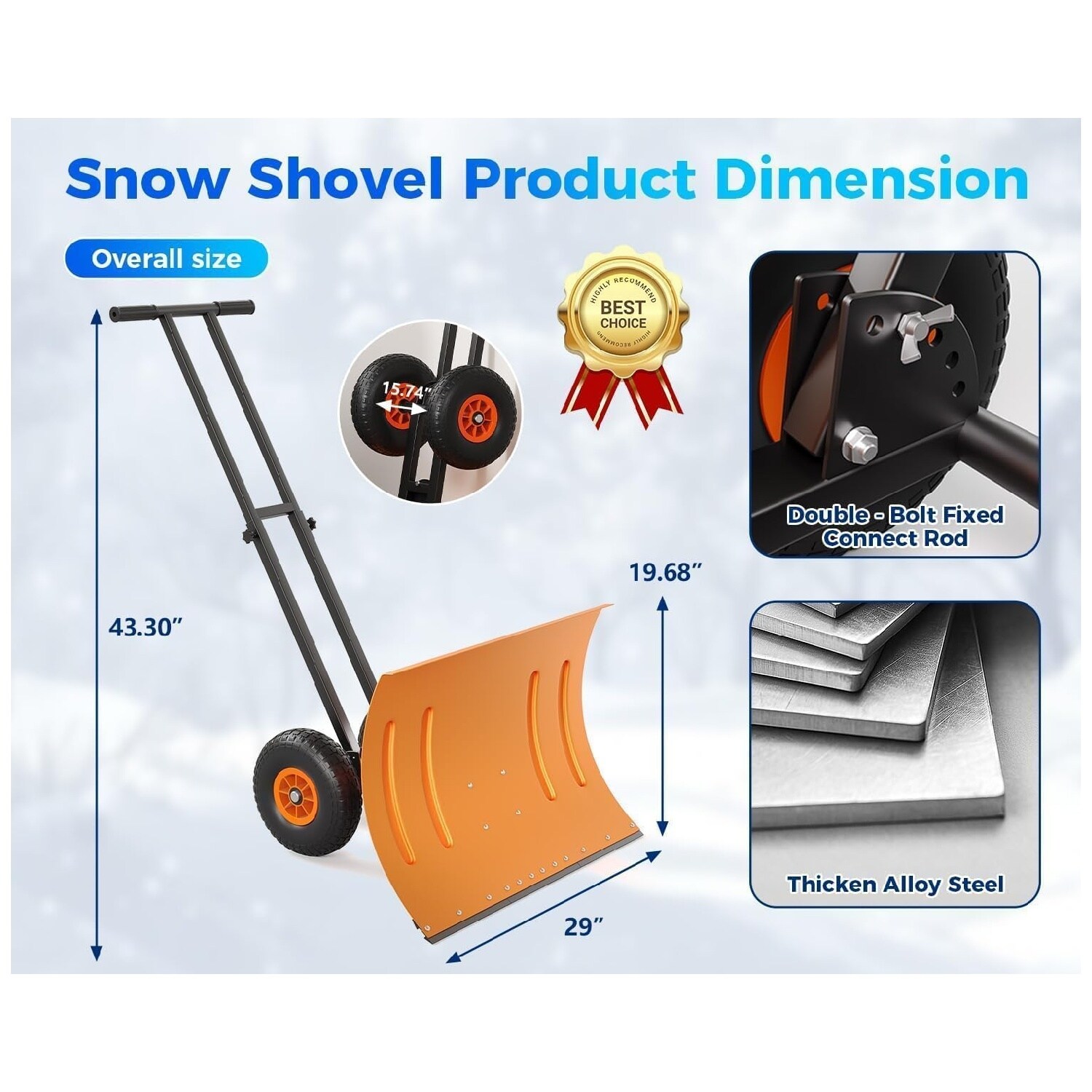 IdealHouse WEHHZ-H6672TXWPKVV Snow-Shovels - View #3