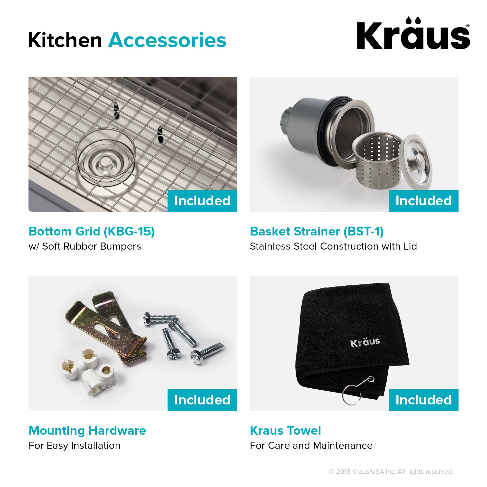 Kraus KBU15 Bar-Prep-Sinks - View #6