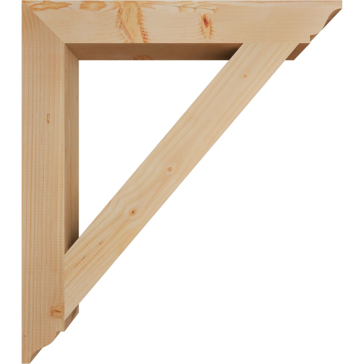 Ekena Millwork BKT04X30X34TRA01SDF Exterior-Brackets-Braces - View #3