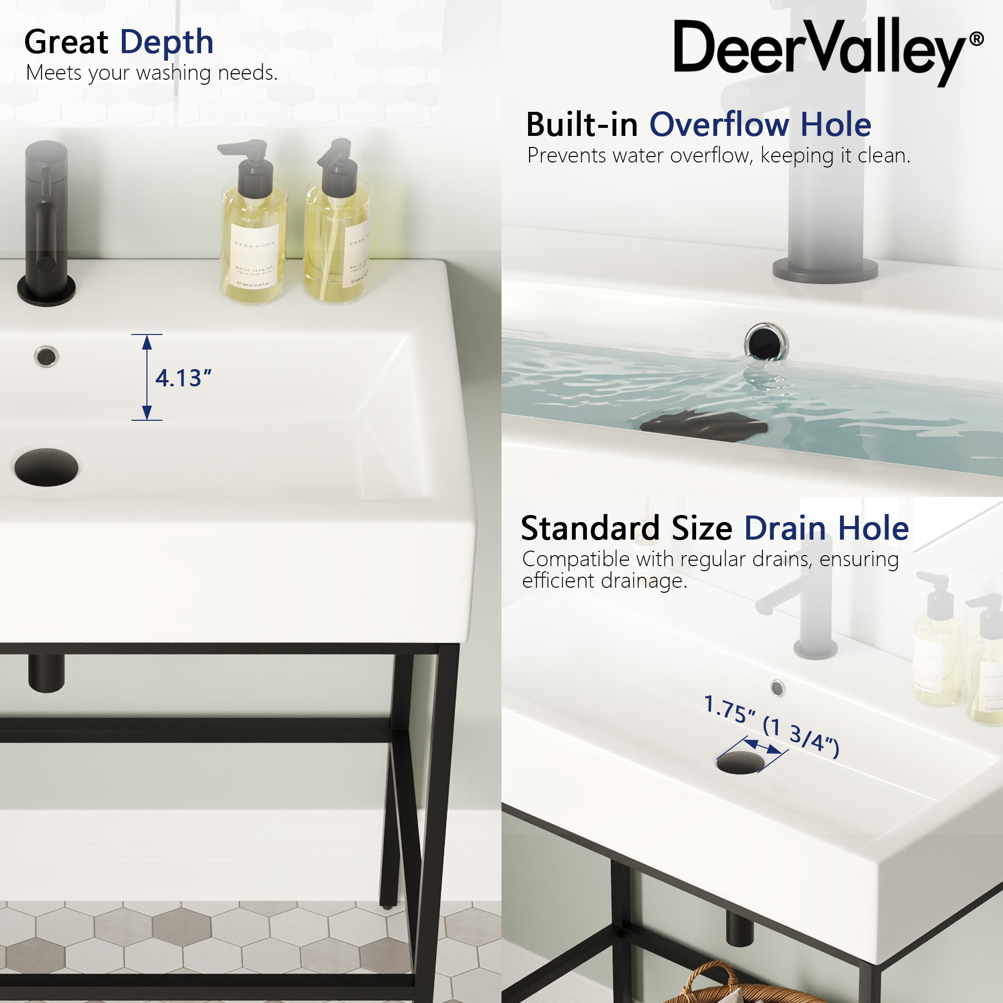 DeerValley DV-1CS0253B Bath-Sink - View #8