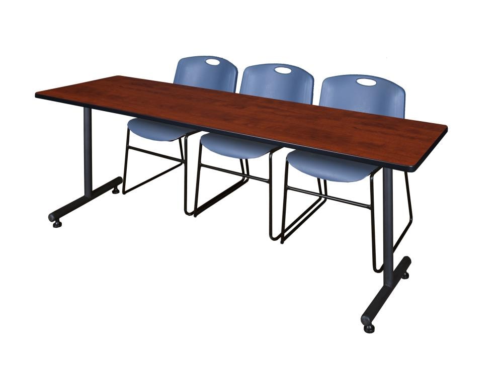 Regency MKTRCT8424CH44BE Training Red 4-Person Training Table (84-in W x 29-in H)