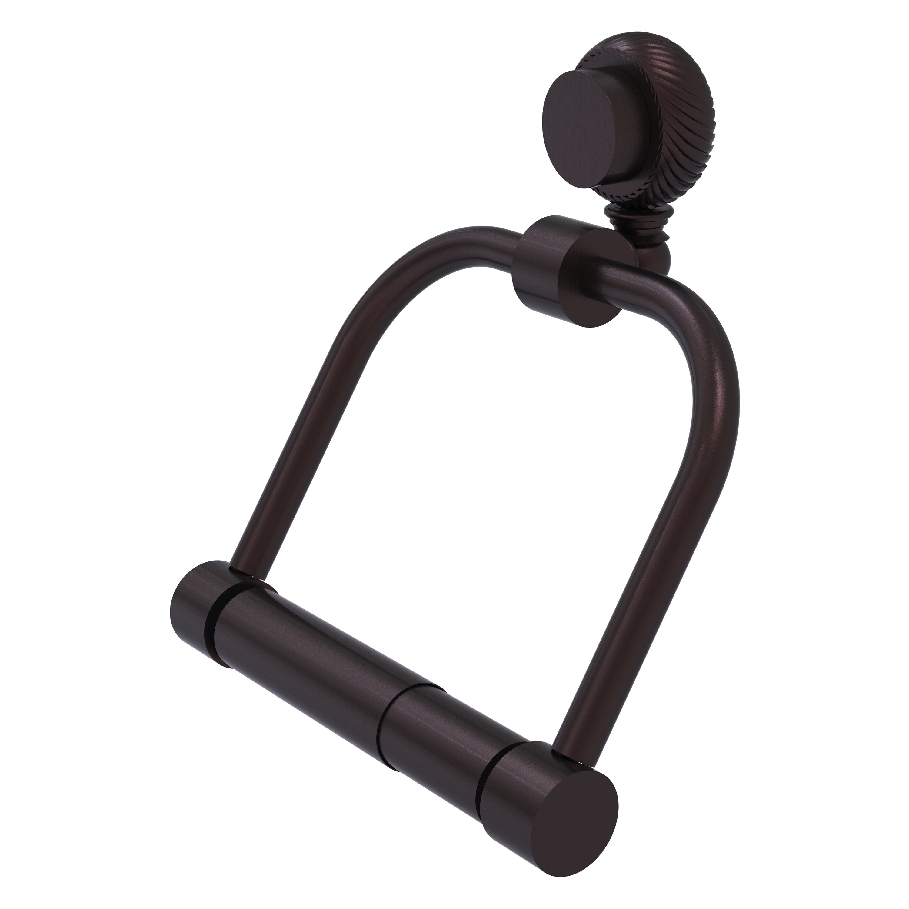 Allied Brass 424T-ABZ Venus Antique Bronze Wall mount Double post Toilet Paper Holder 1 -Rolls
