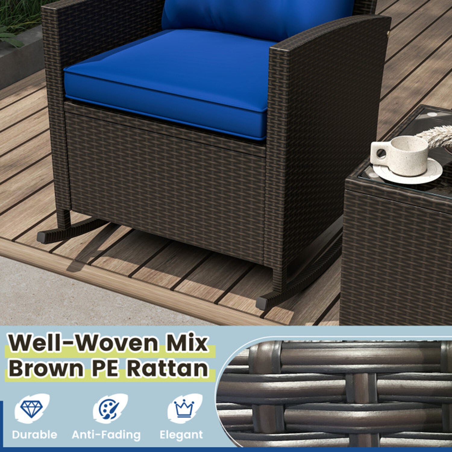 Mondawe MA-YU006BKBG Patio-Conversation-Sets - View #5