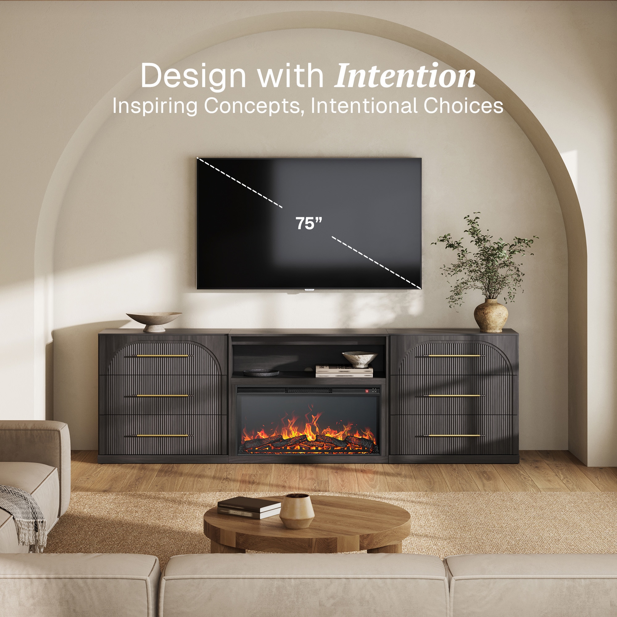 Belleze 014-HG-41312-EB+336 Tv-Stands - View #3