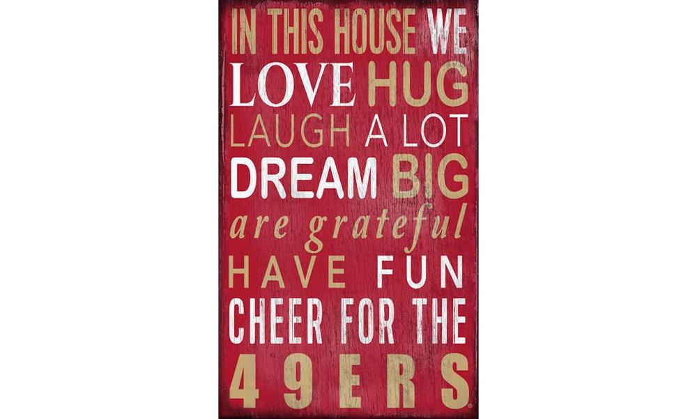 Fan Creations San Francisco 49Ers 19-in H x 11-in W Sports Print in the  Wall Art department at