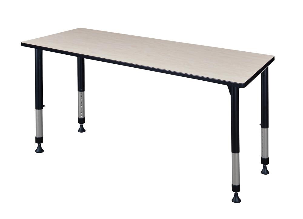 Regency MT7224PLAPBK Classroom Tables Off-white 4-Person Training Table (72-in W x 34-in H)