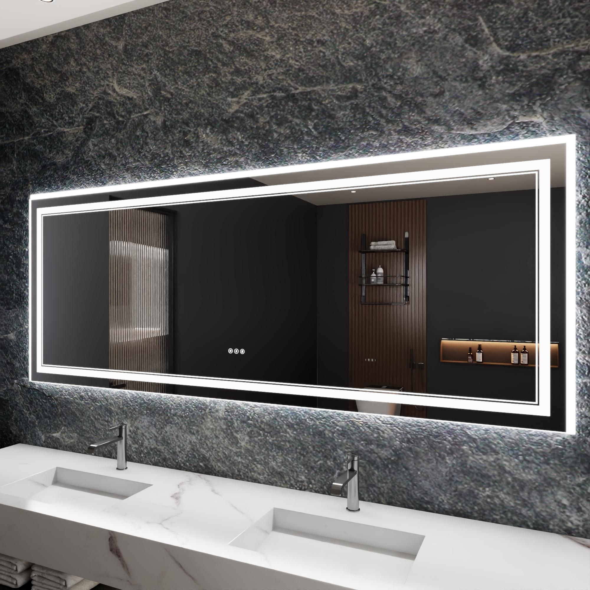 Bayfeve BFKF-4836D4-MIR Framed-Bath-Mirrors - View #2