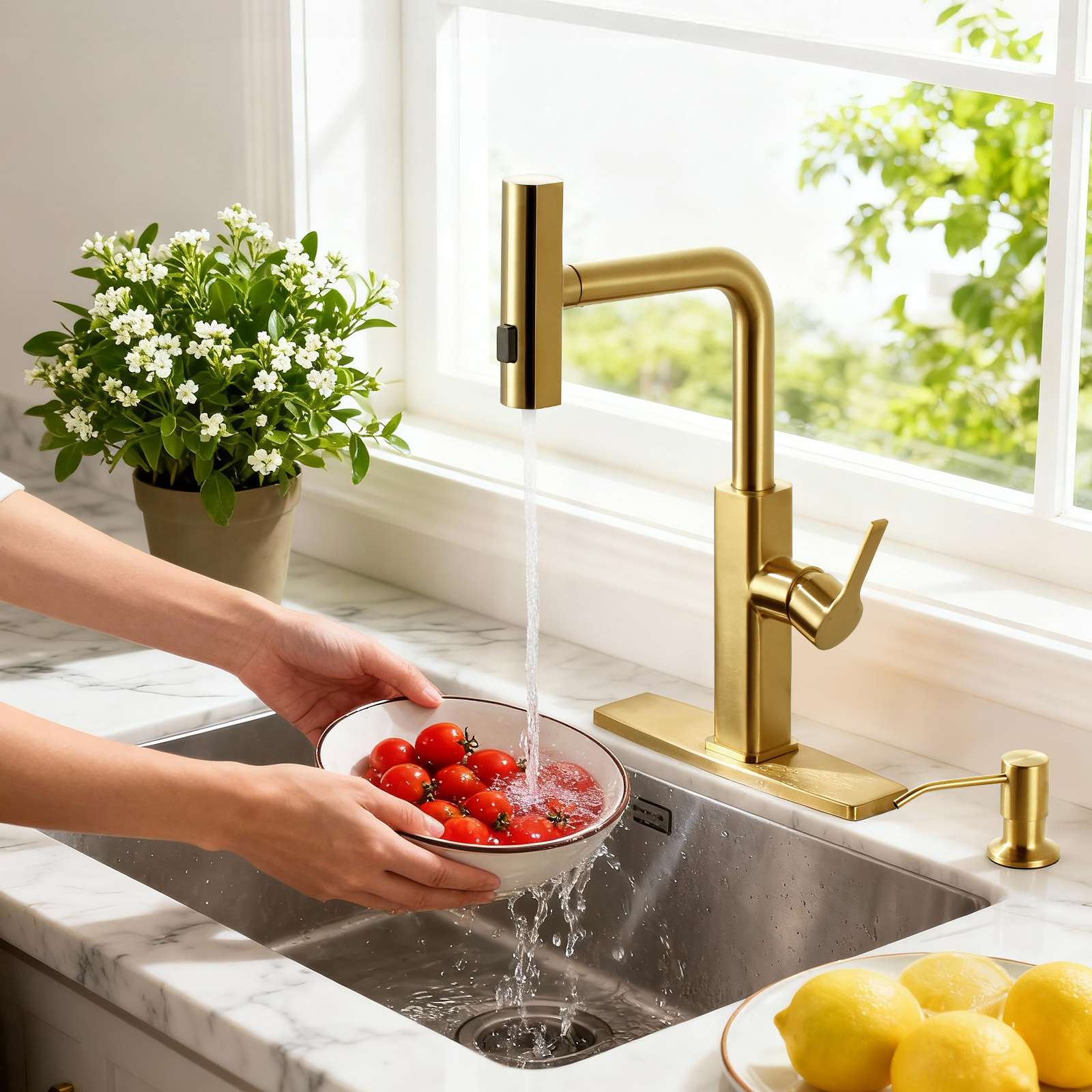 ALEASHA AL-4M40G-S Kitchen-Faucets - View #2