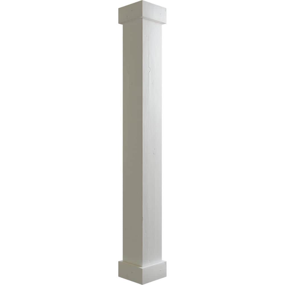 Pole Wrap 96 in. x 12 in. Oak Basement Support Column Cover Decor  Protective 726084656734