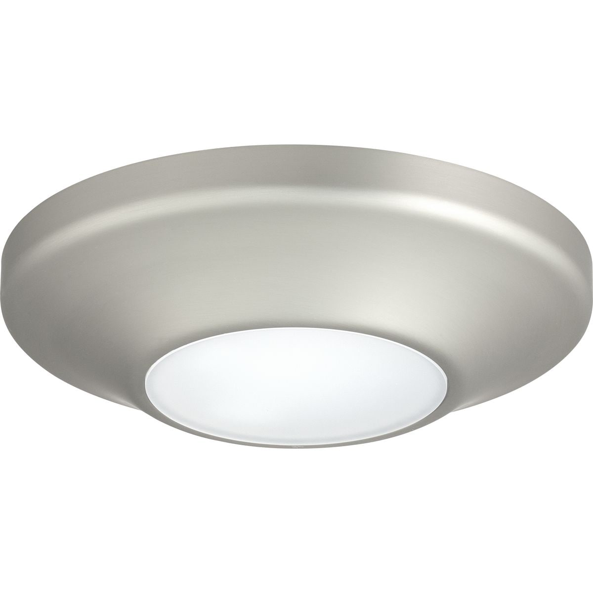 Progress Lighting P810044-009-CS CCT LED 1 -Light 5.5-in Brushed Nickel Integrated LED Flush Mount Light