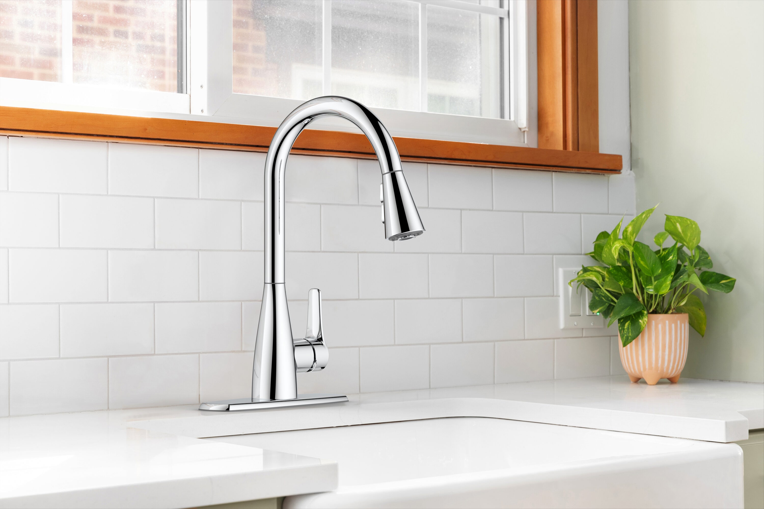 Project Source 67726W-1001 Kitchen-Faucets - View #9