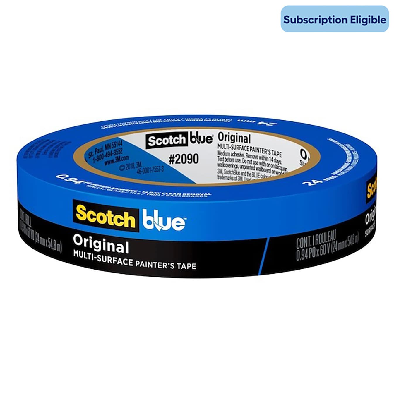Scotch 2020 Contractor Grade 0.94-in x 60 Yard(s) Masking Tape in the Masking  Tape department at