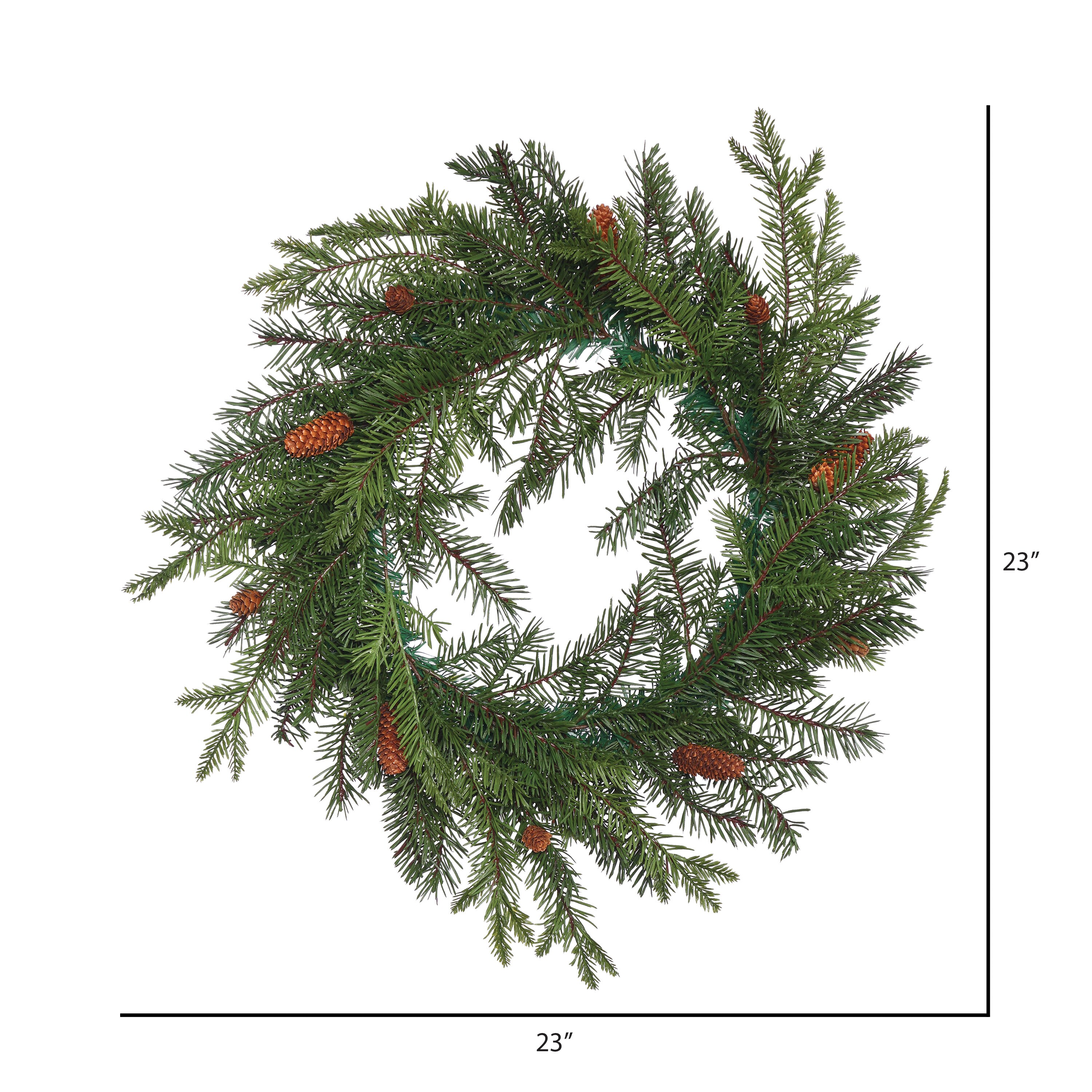 Vickerman E151123 Artificial-Christmas-Wreaths - View #3