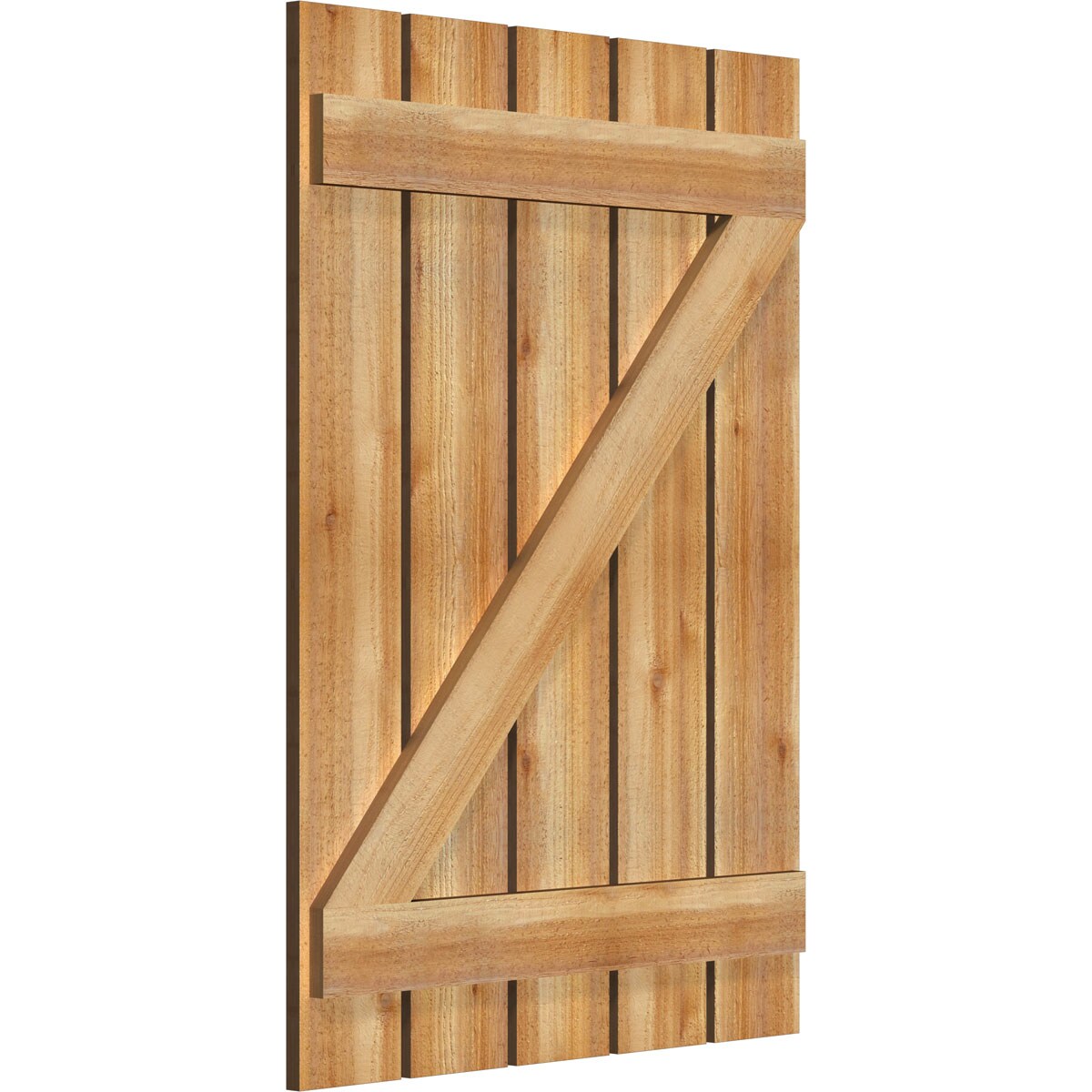 Ekena Millwork RBS06Z29X041RWR Exterior-Shutters - View #2