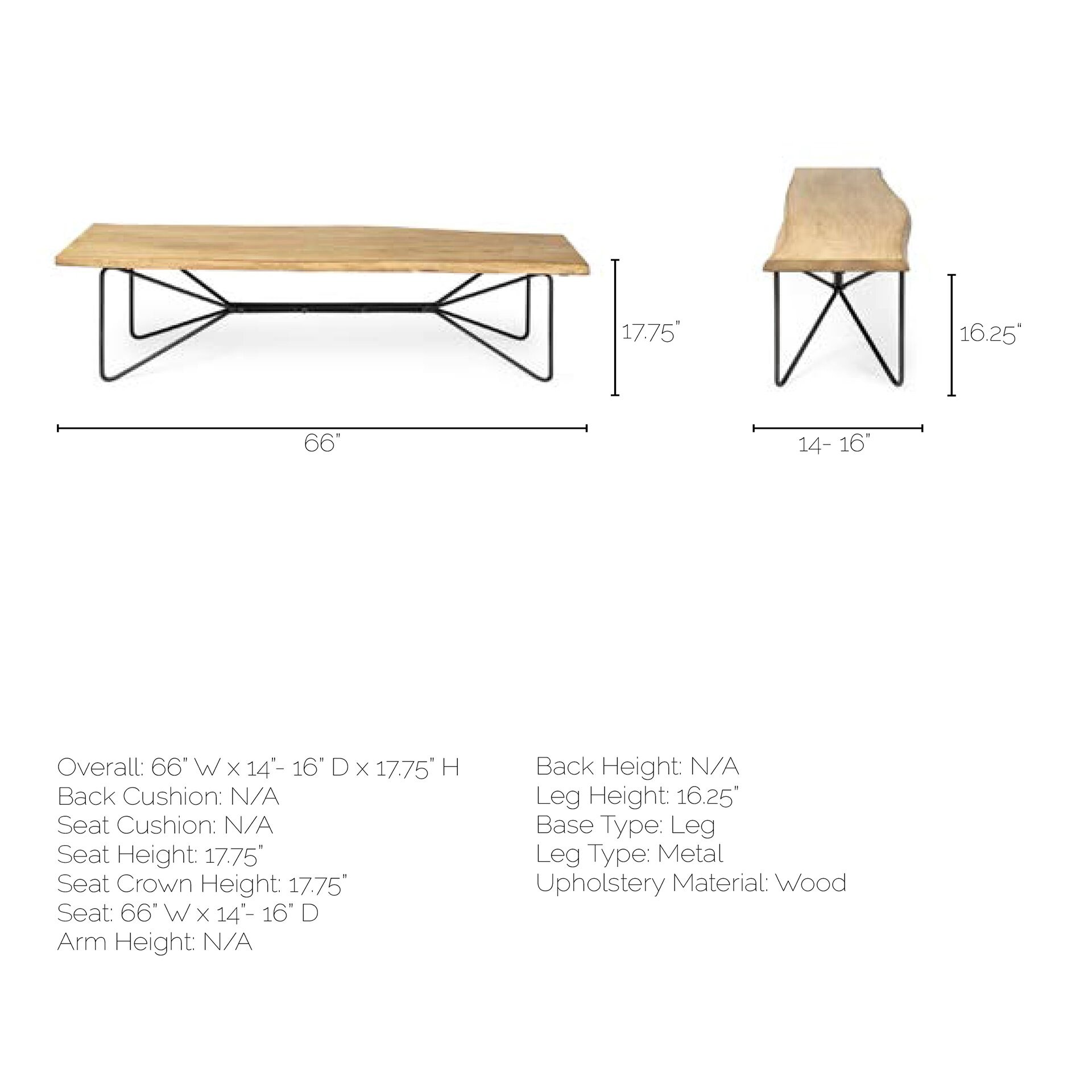 Mercana 68754-AB bench - View #11