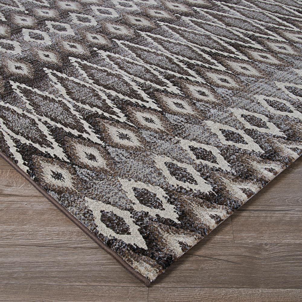 Easton Gray Synthetic Transitional Area Rug