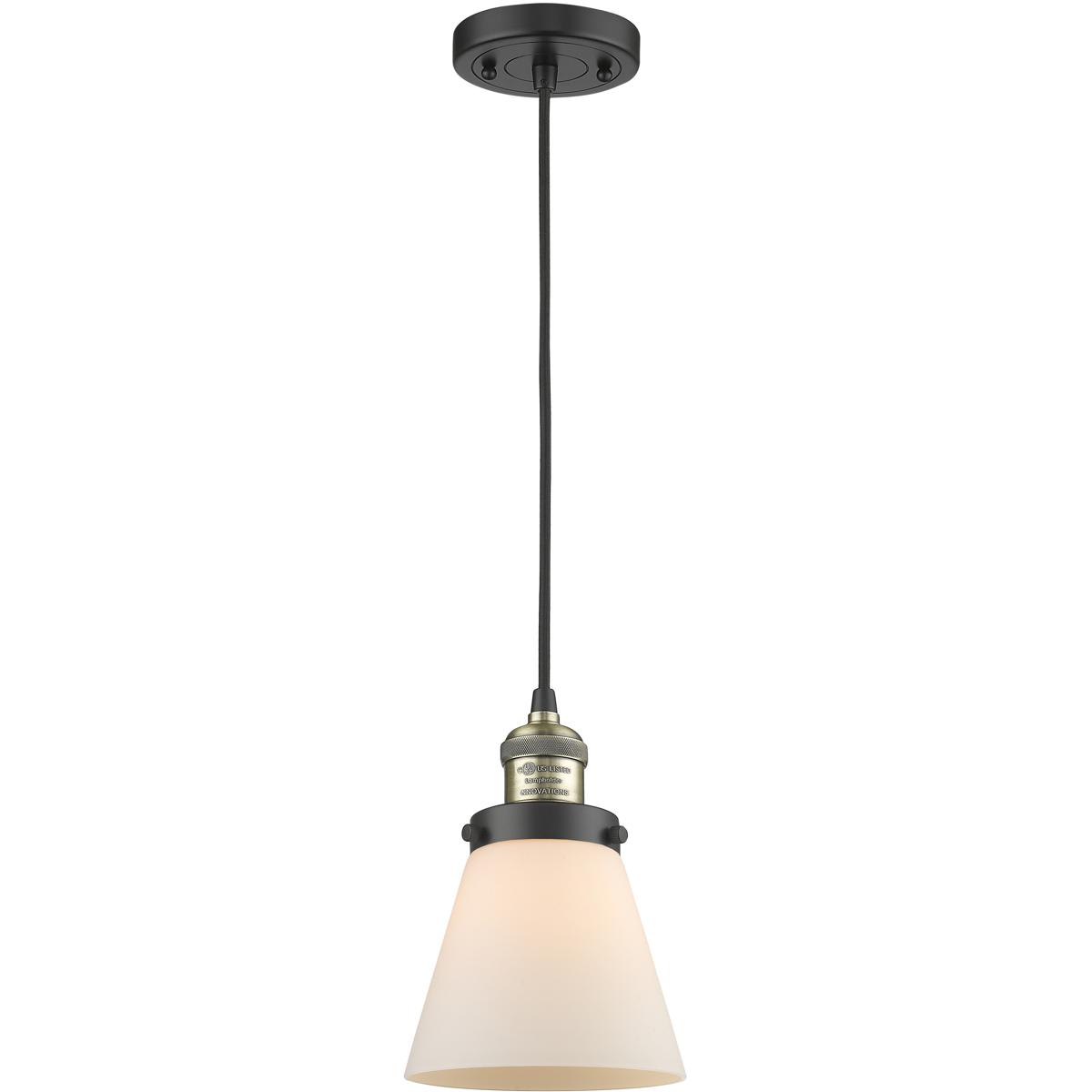 Innovations Lighting 1353778 201C-BAB-G61 Franklin Restoration Cone Mini Pendant