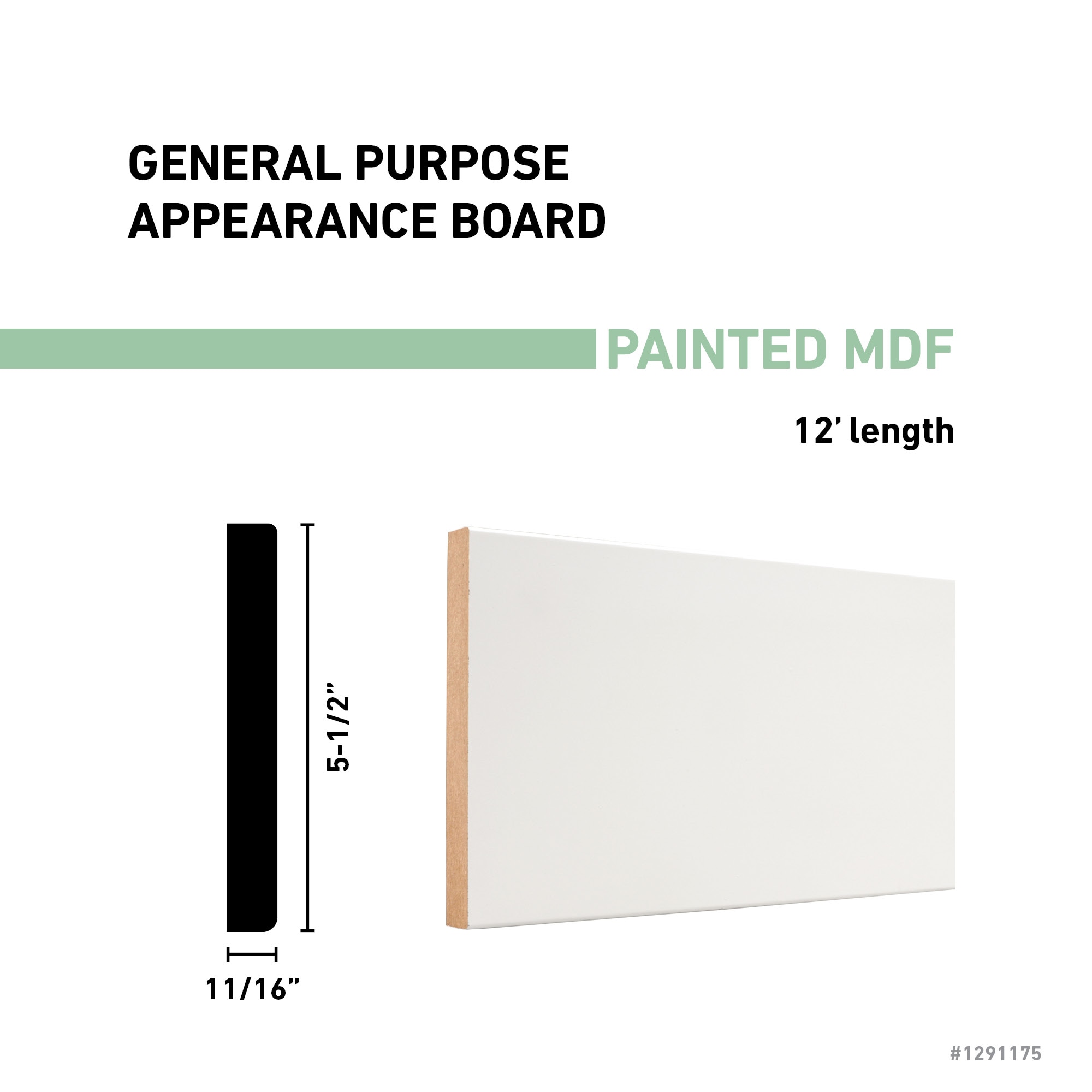 allen + roth E16 12 FBDWH Appearance-Boards - View #3