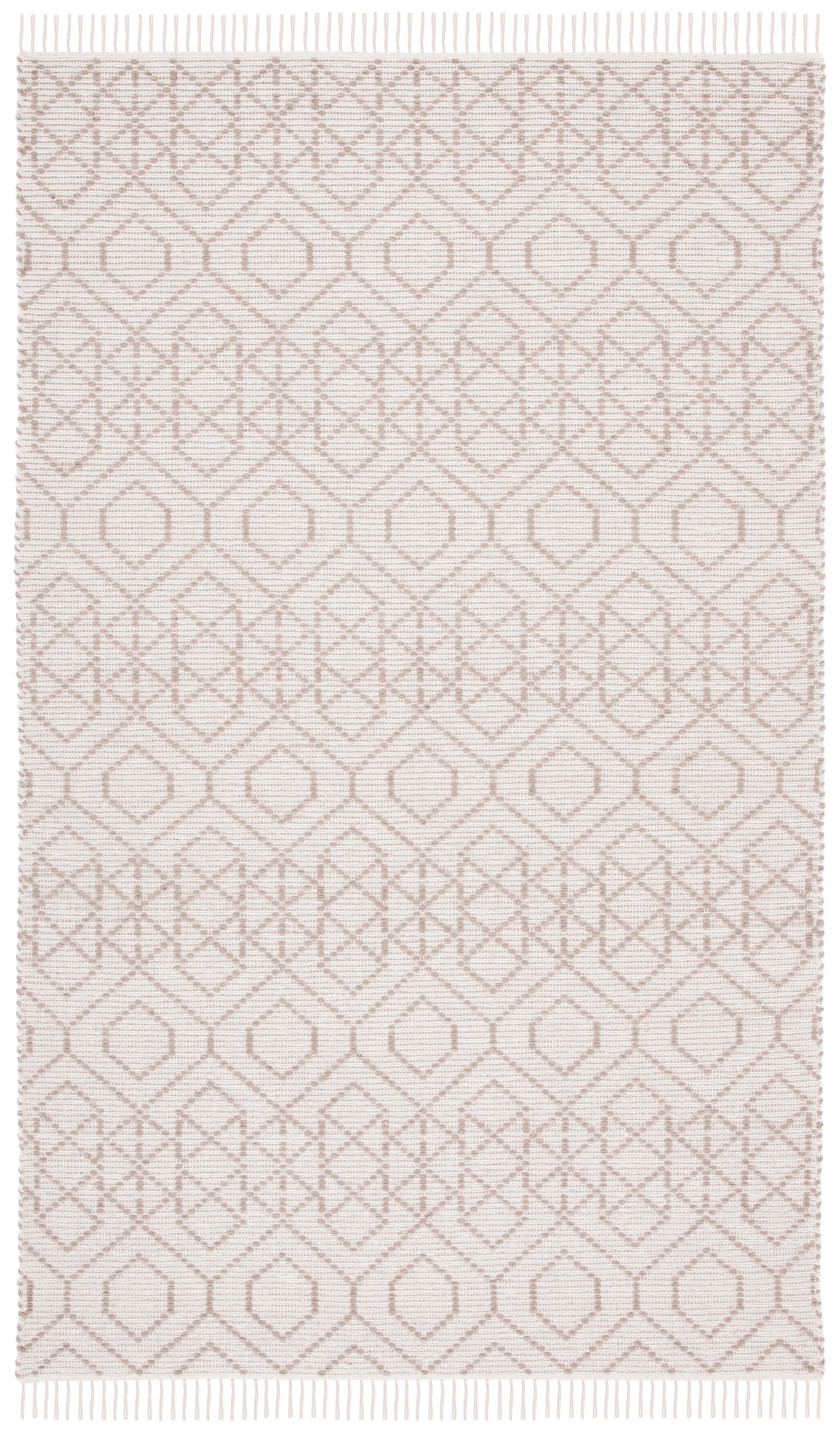 Safavieh MTK652T-8 Montauk Nelyana 8 x 10 (ft) Loomed Cotton Brown/Beige Rectangular Indoor Geometric Bohemian/Eclectic Area rug
