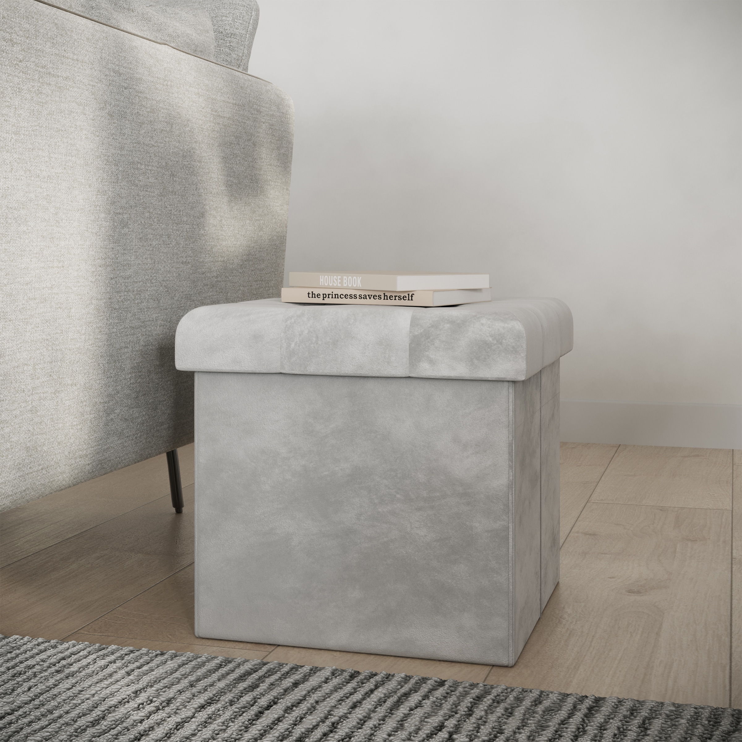 Lavish Home 80-FOTT-20 Indoor-Ottomans - View #3