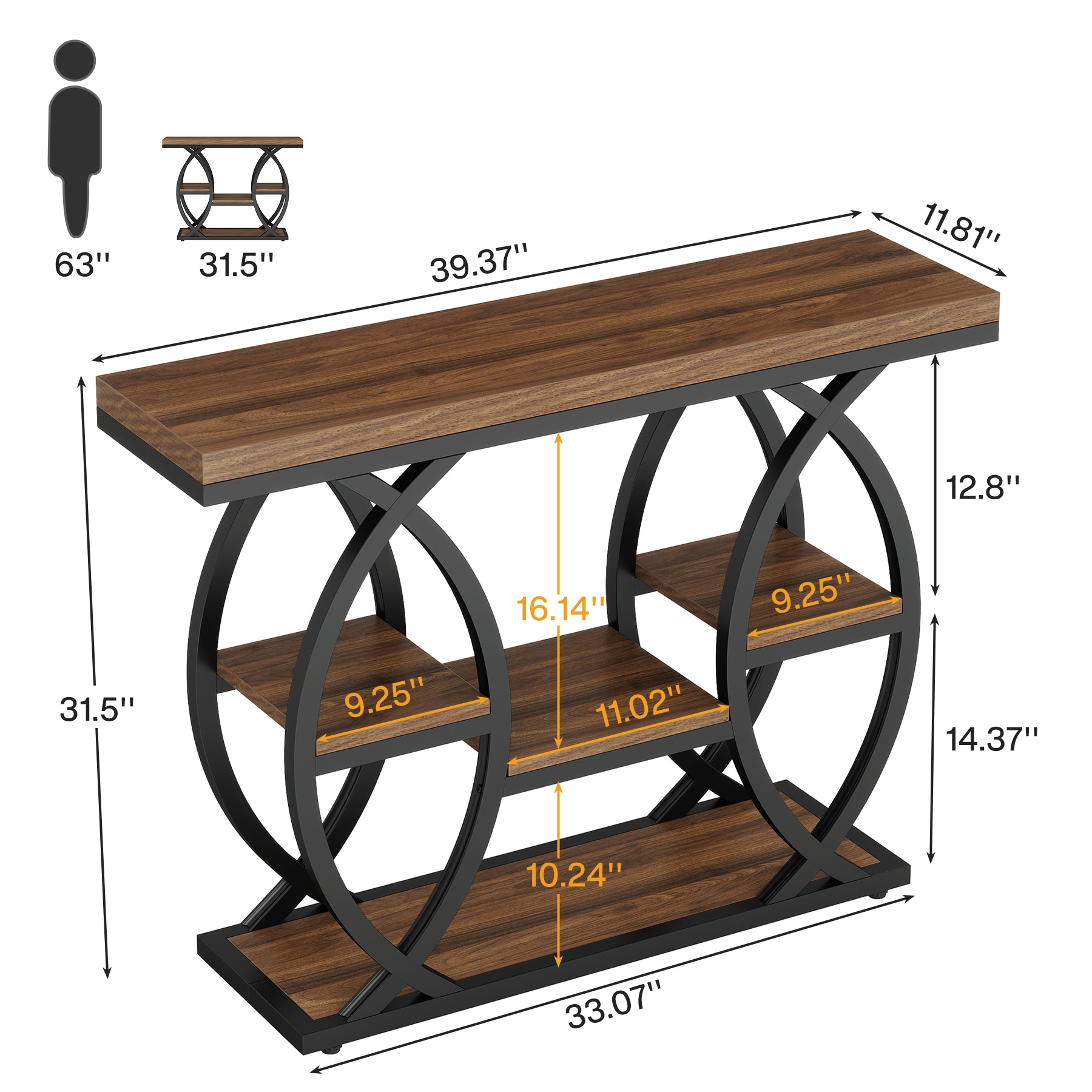 Fnova LWTJ-J0350 Console-Sofa-Tables - View #4