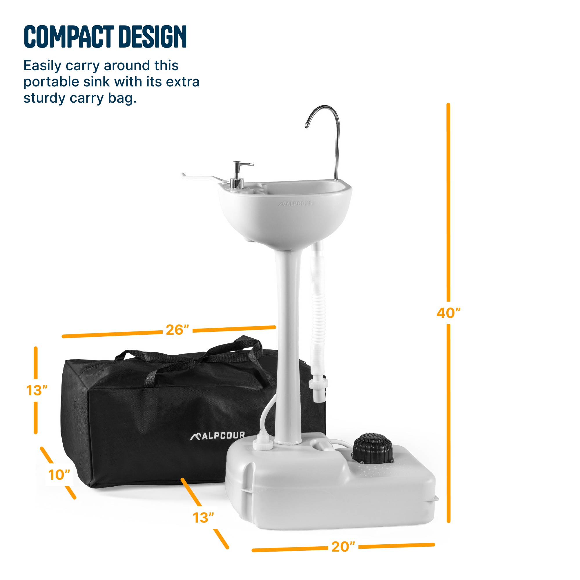 Alpcour APC-PS17W Portable-Sinks - View #6