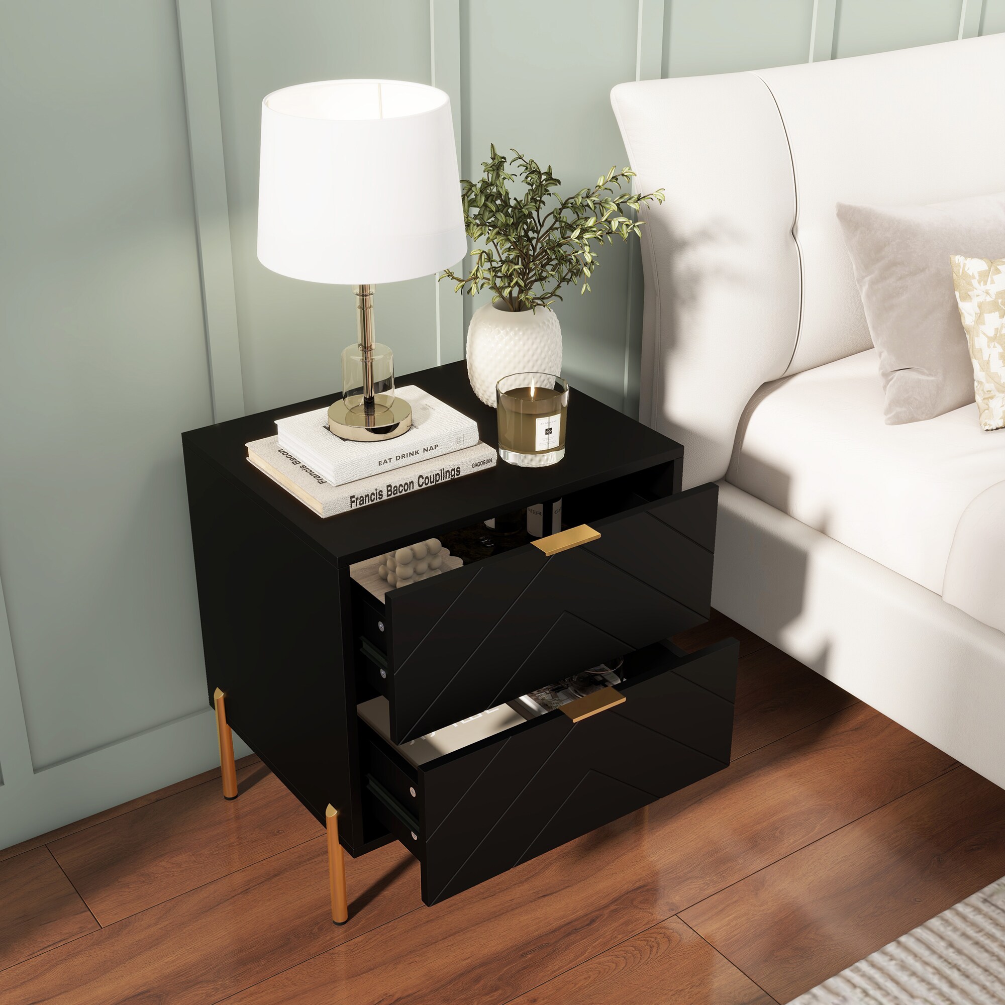 Clihome CL-JH052-013WH-N nightstands - View #3