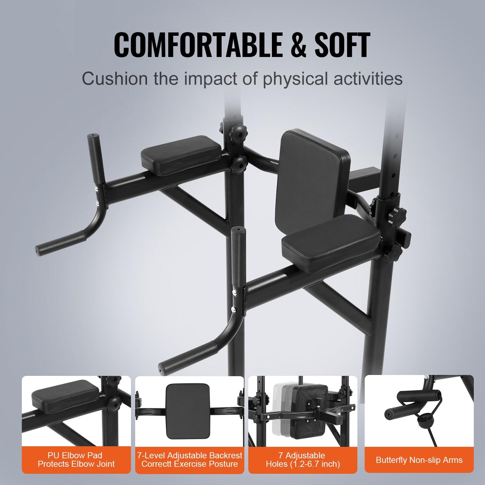 VEVOR DGNYTXSJDZDKIFTU7V0 Pull-up-Push-up-Bars - View #5