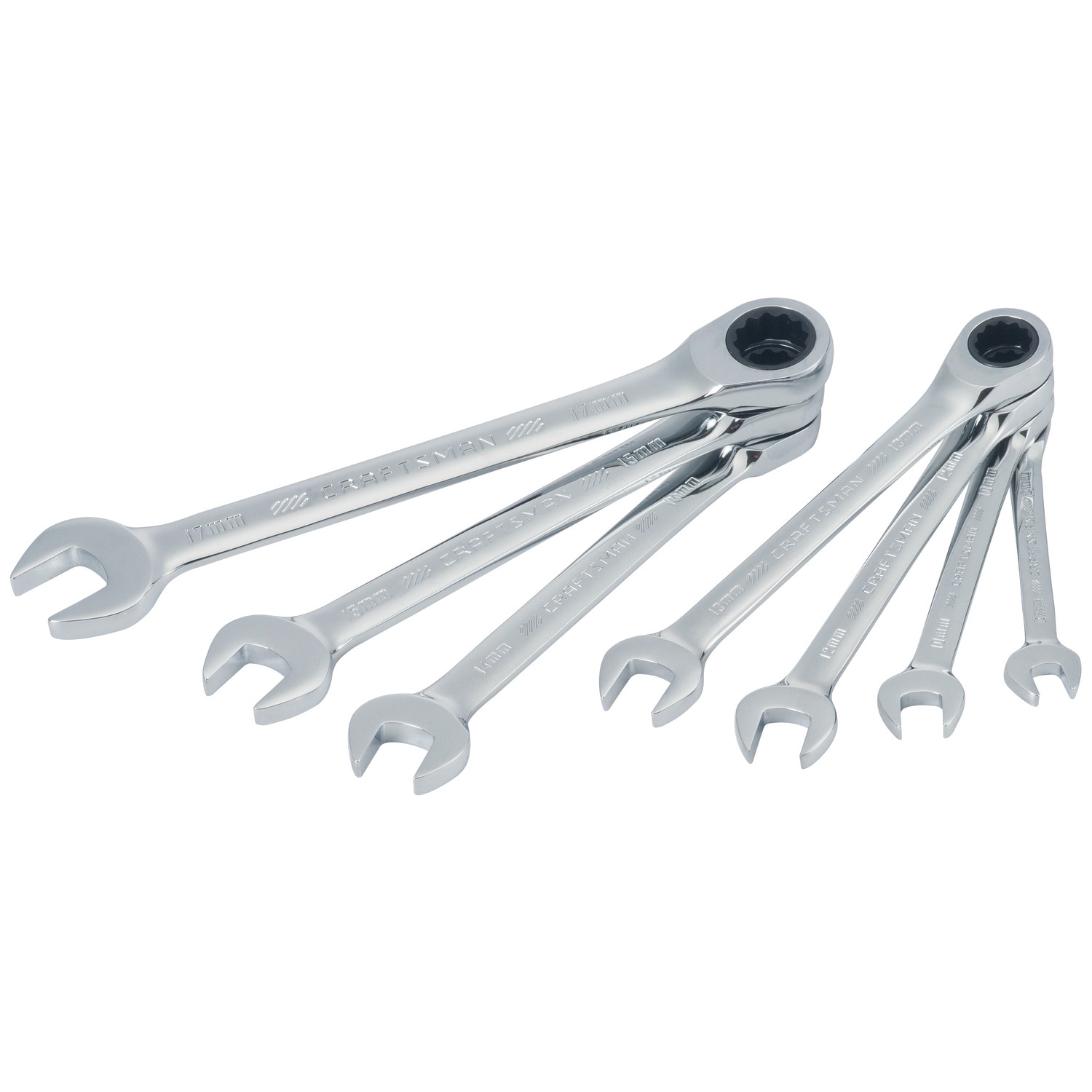 CRAFTSMAN 7-Piece Set Metric Ratchet Wrench in the Ratchet Wrenches & Sets  department at